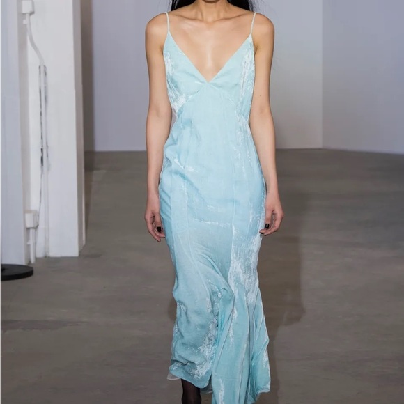 Rare Olivier Theyskens Runway FW18 Black Silk + Organza Minimalist Dress - Picture 7 of 7